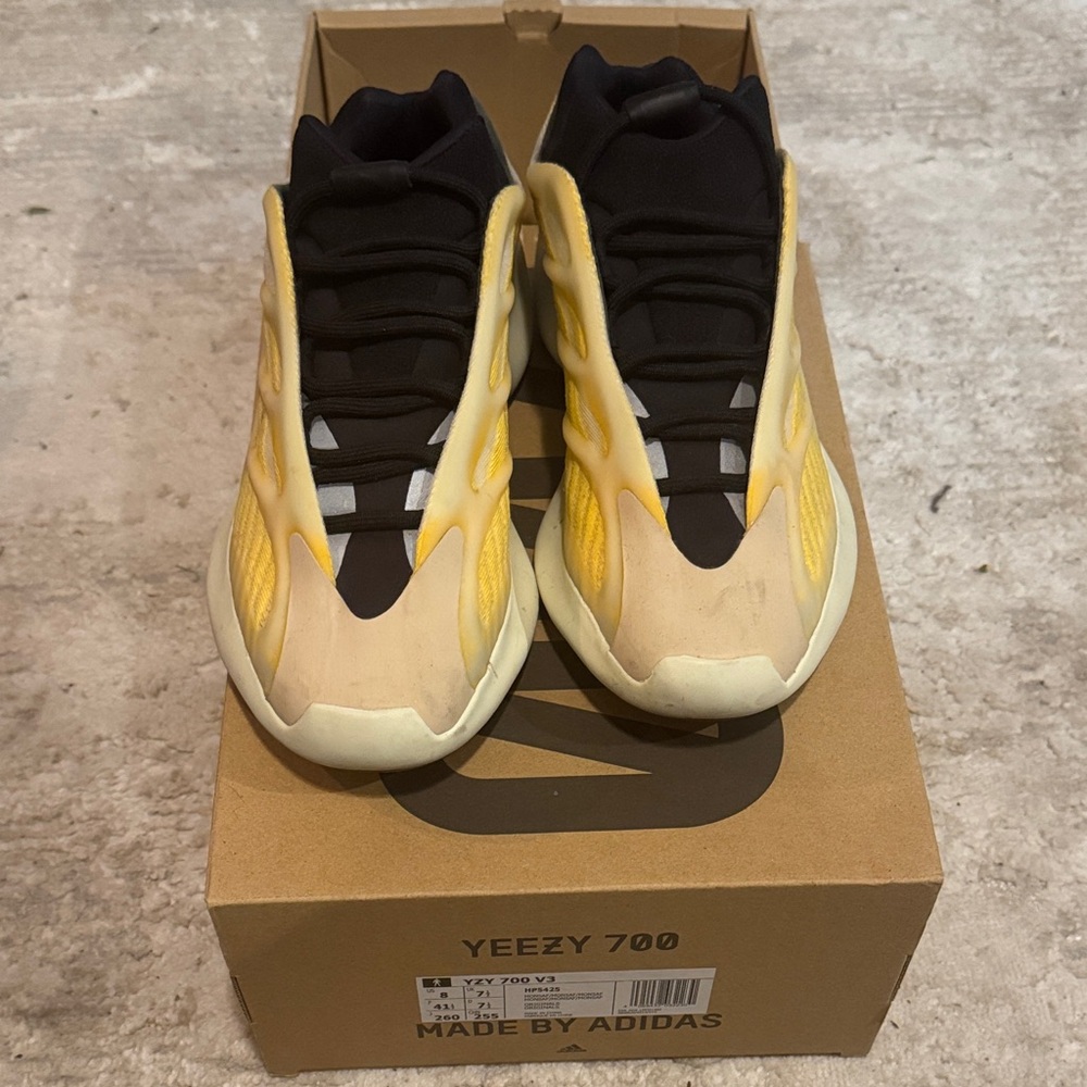 Adidas Yeezy 700 V3 Yellow Black Sneakers